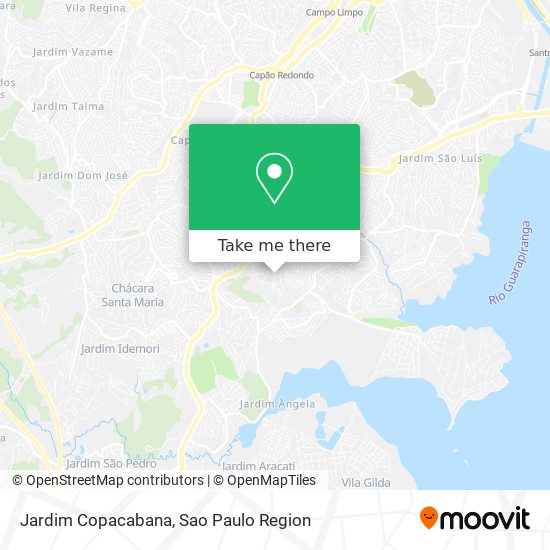 Jardim Copacabana map