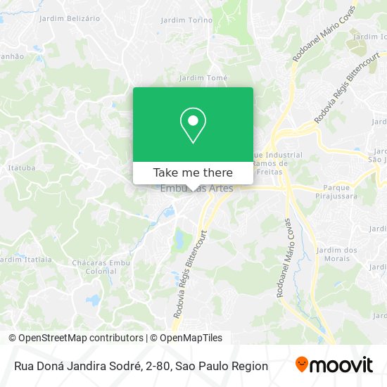 Rua Doná Jandira Sodré, 2-80 map
