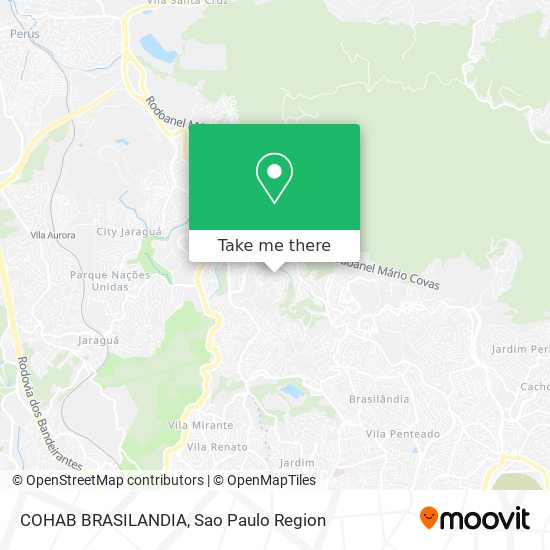 COHAB BRASILANDIA map