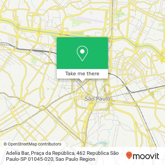 Adelia Bar, Praça da República, 462 República São Paulo-SP 01045-020 map