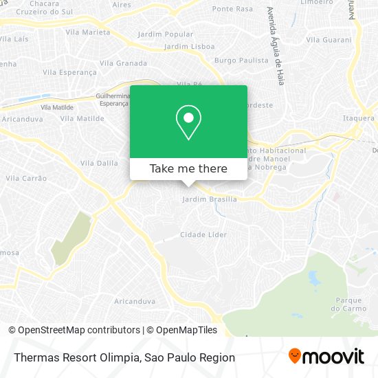Mapa Thermas Resort Olimpia