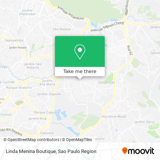 Linda Menina Boutique map