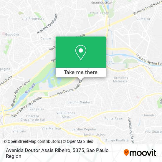 Mapa Avenida Doutor Assis Ribeiro, 5375