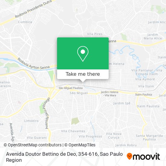 Avenida Doutor Bettino de Deo, 354-616 map