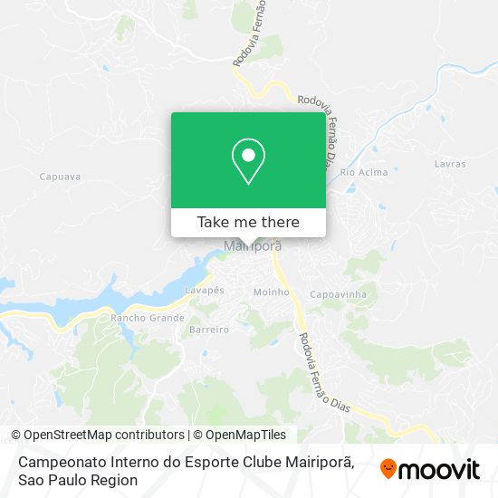 Campeonato Interno do Esporte Clube Mairiporã map