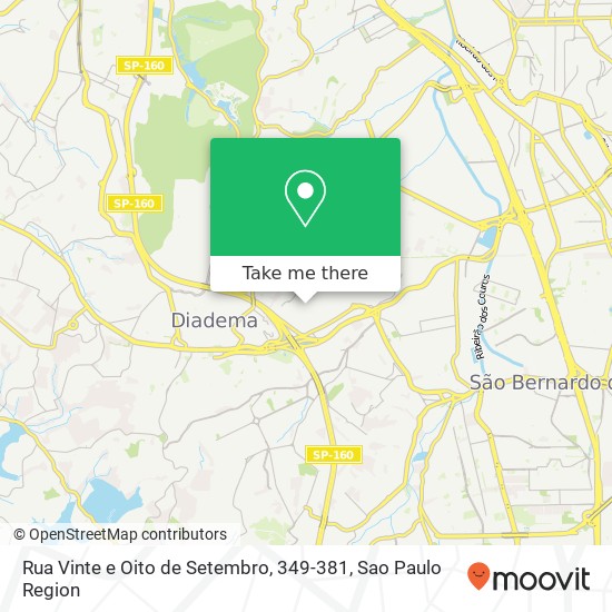 Rua Vinte e Oito de Setembro, 349-381 map