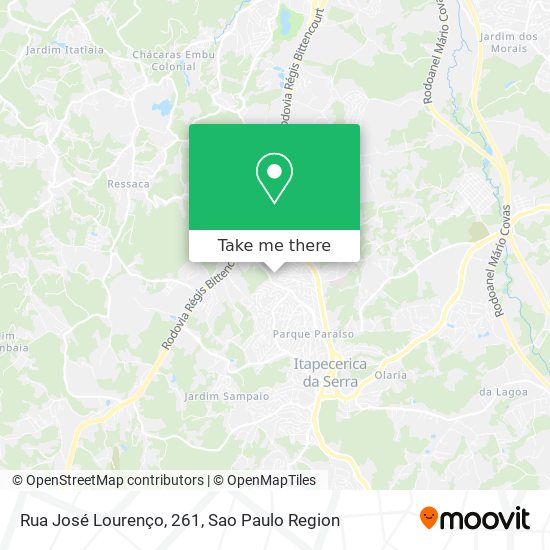 Rua José Lourenço, 261 map
