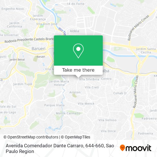 Avenida Comendador Dante Carraro, 644-660 map