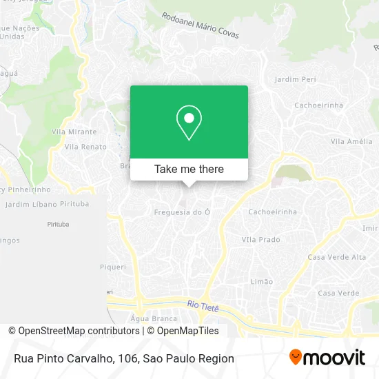 Rua Pinto Carvalho, 106 map