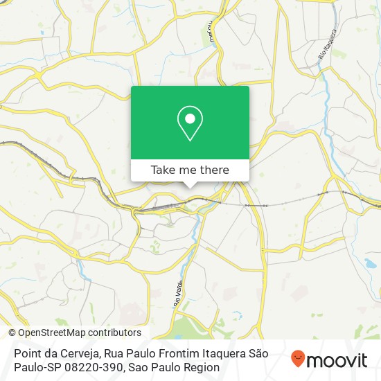 Point da Cerveja, Rua Paulo Frontim Itaquera São Paulo-SP 08220-390 map