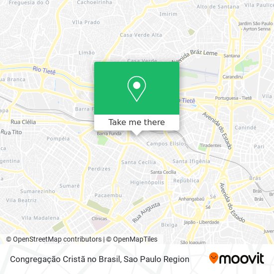 Congregação Cristã no Brasil map