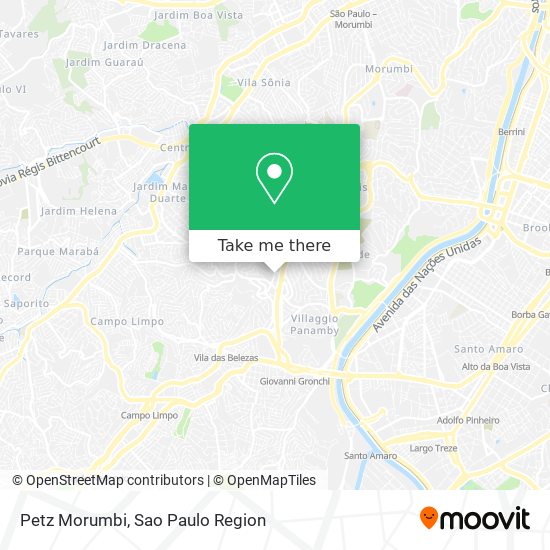 Petz Morumbi map