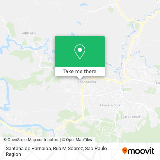 Santana de Parnaíba, Rua M Soarez map