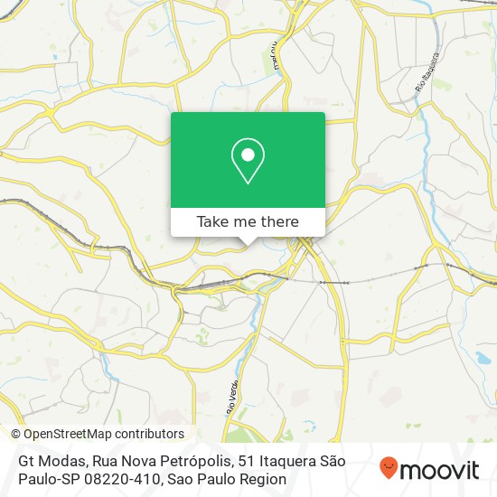 Gt Modas, Rua Nova Petrópolis, 51 Itaquera São Paulo-SP 08220-410 map