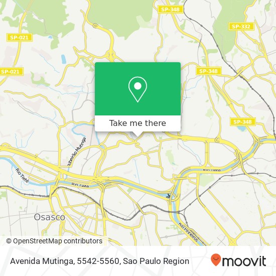 Avenida Mutinga, 5542-5560 map