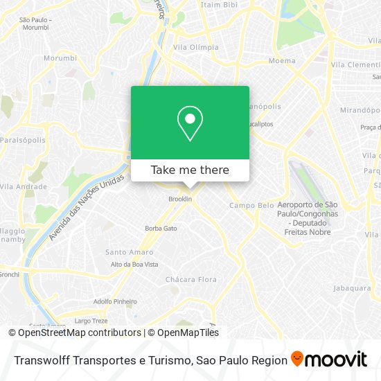Transwolff Transportes e Turismo map