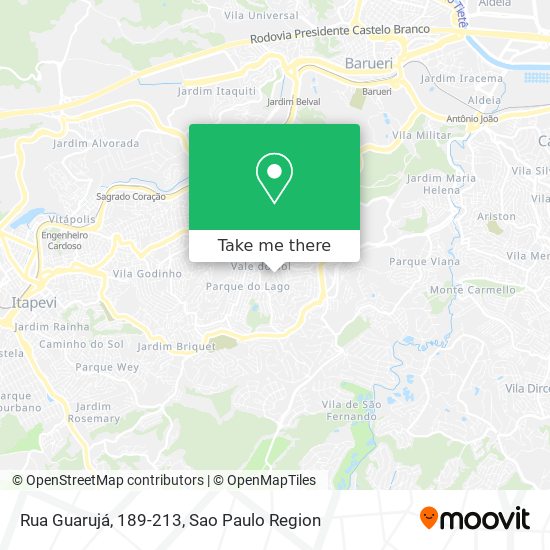 Rua Guarujá, 189-213 map