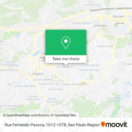 Mapa Rua Fernando Pessoa, 1012-1078