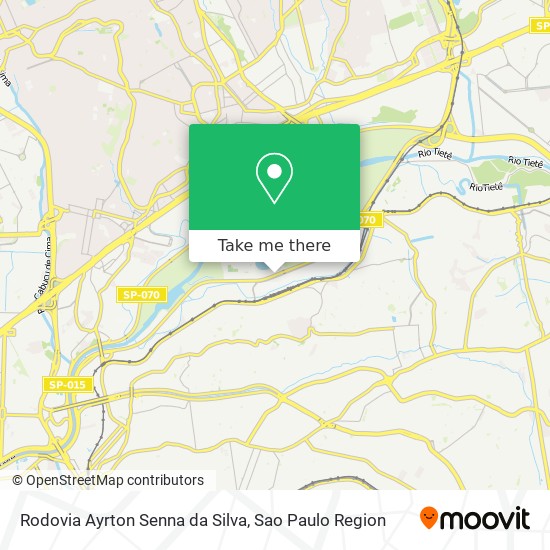 Rodovia Ayrton Senna da Silva map