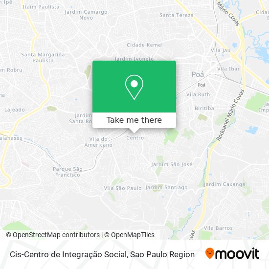 Cis-Centro de Integração Social map