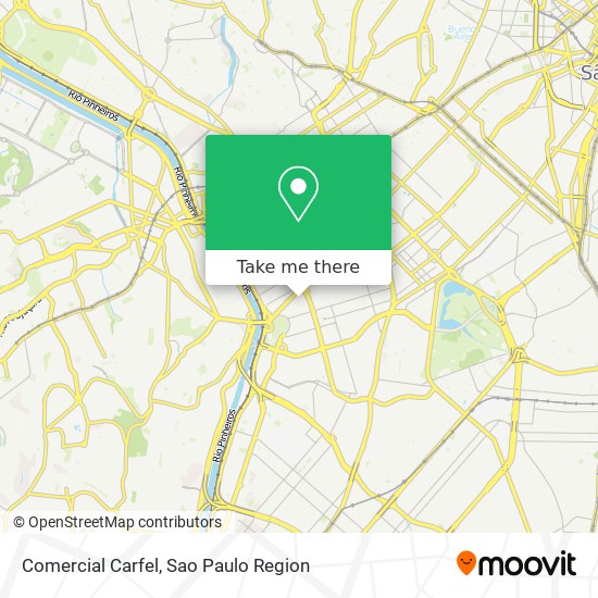 Comercial Carfel map