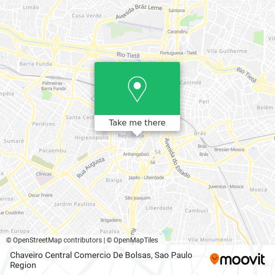 Mapa Chaveiro Central Comercio De Bolsas