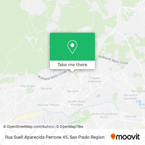Rua Sueli Aparecida Perrone 45 map