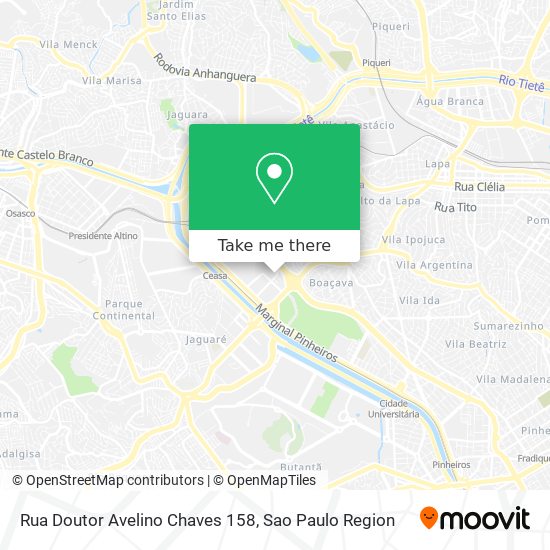 Rua Doutor Avelino Chaves 158 map