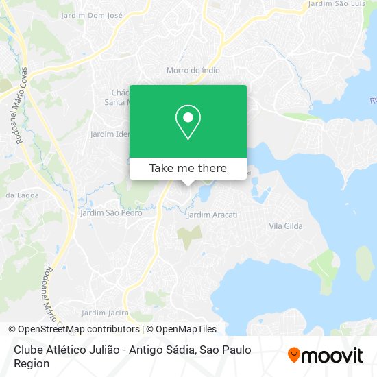 Mapa Clube Atlético Julião - Antigo Sádia