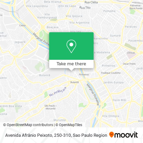 Avenida Afrânio Peixoto, 250-310 map