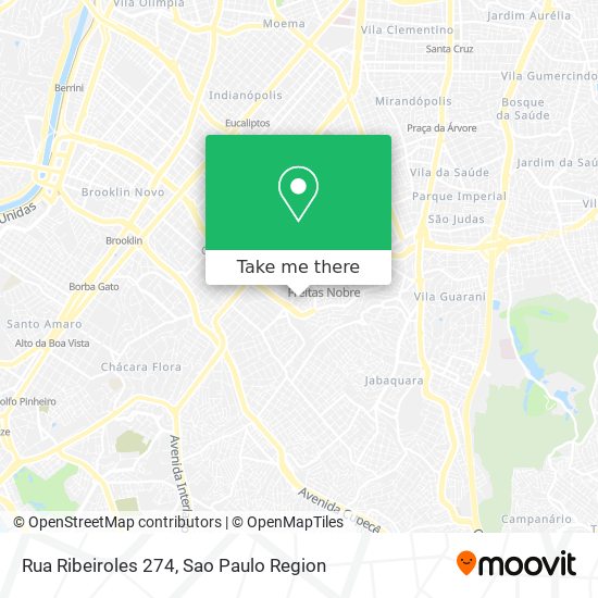 Rua Ribeiroles 274 map
