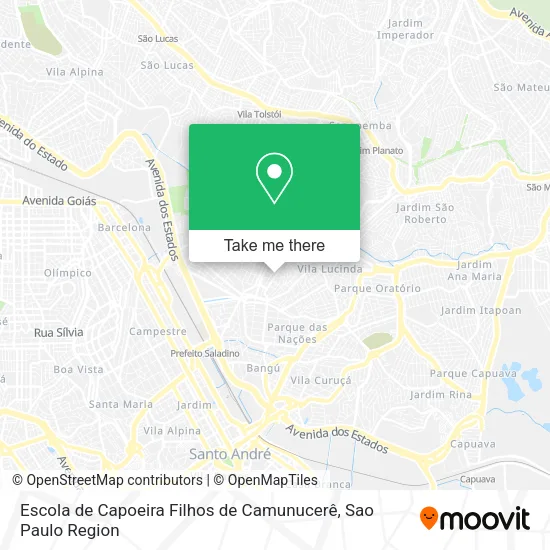 Escola de Capoeira Filhos de Camunucerê map