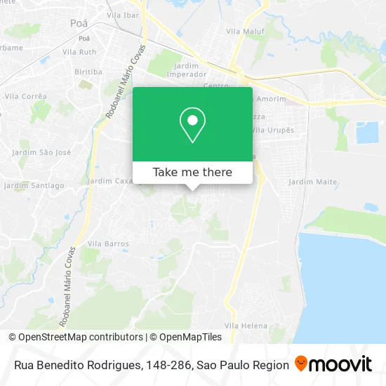 Rua Benedito Rodrigues, 148-286 map