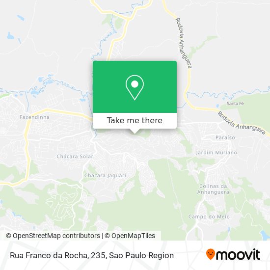 Mapa Rua Franco da Rocha, 235