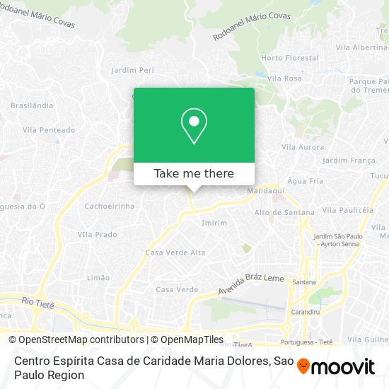 Centro Espírita Casa de Caridade Maria Dolores map