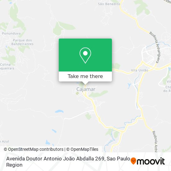 Avenida Doutor Antonio João Abdalla 269 map