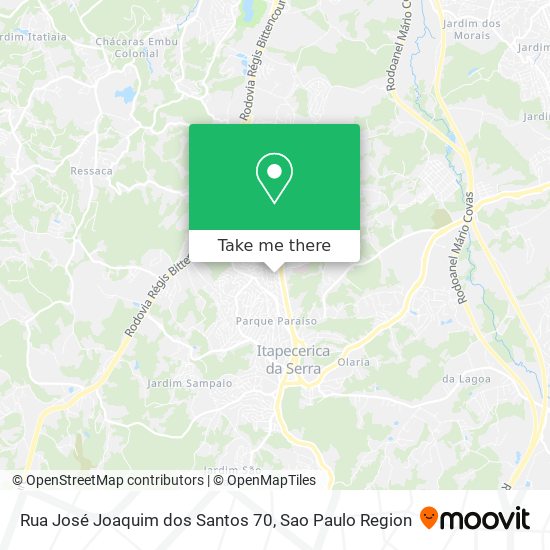 Rua José Joaquim dos Santos 70 map