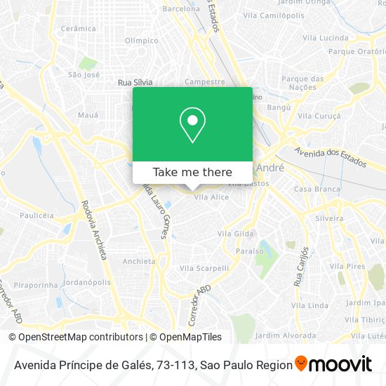 Avenida Príncipe de Galés, 73-113 map
