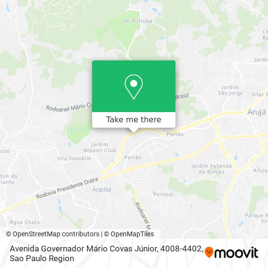 Avenida Governador Mário Covas Júnior, 4008-4402 map
