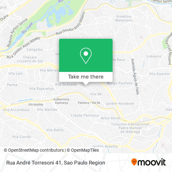 Mapa Rua André Torresoni 41