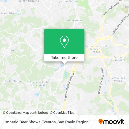 Imperio Beer Shows Eventos map