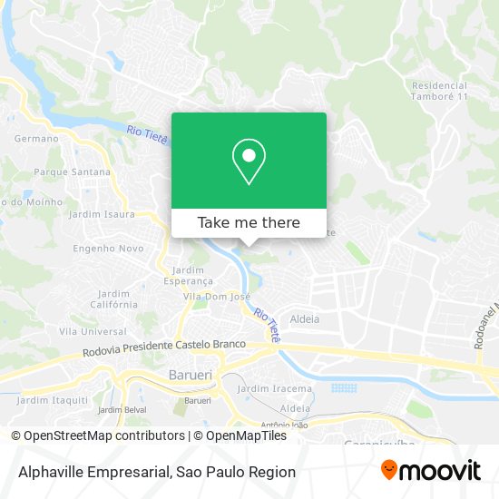 Mapa Alphaville Empresarial