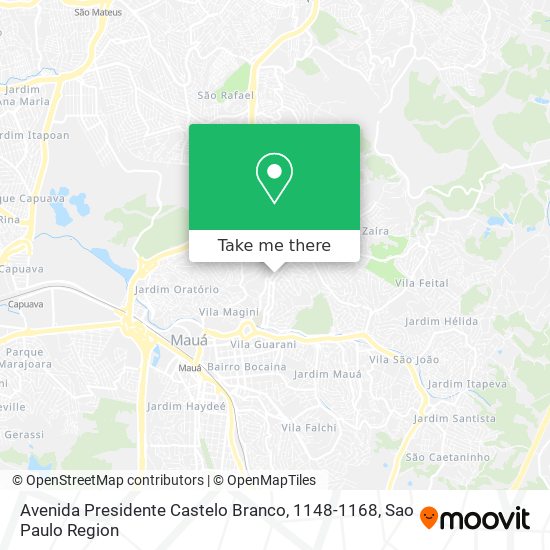 Avenida Presidente Castelo Branco, 1148-1168 map
