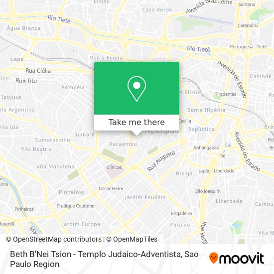 Beth B'Nei Tsion - Templo Judaico-Adventista map