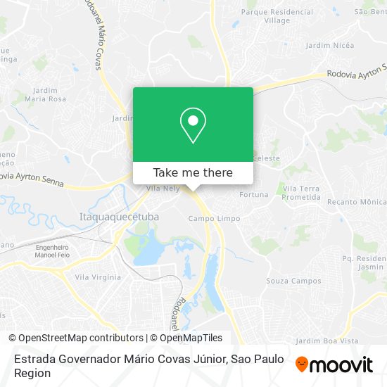 Estrada Governador Mário Covas Júnior map