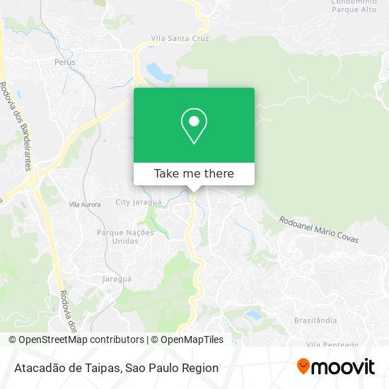 Mapa Atacadão de Taipas