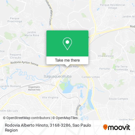 Rodovia Alberto Hinoto, 3168-3286 map