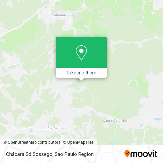 Chácara Só Sossego map