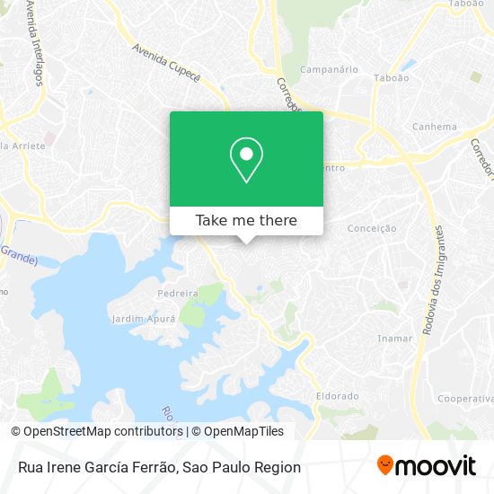 Mapa Rua Irene García Ferrão