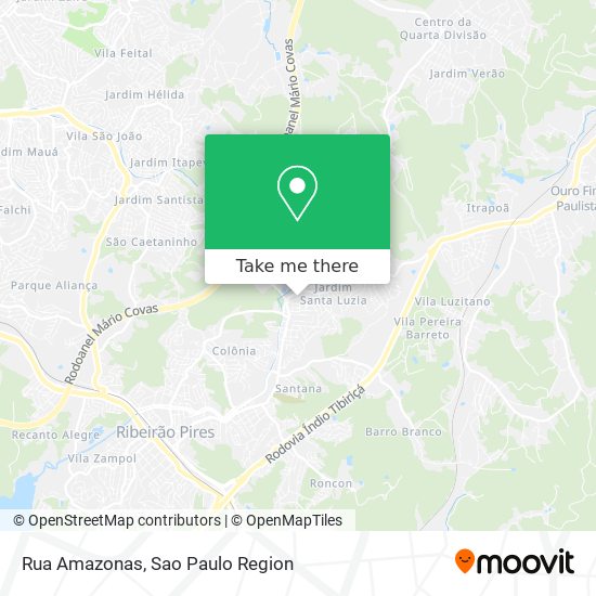 Rua Amazonas map